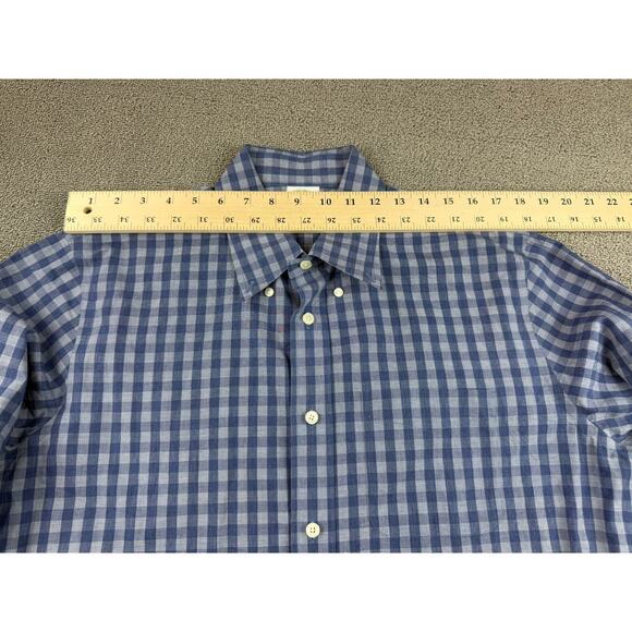 Brooks‎ Brothers Regent Button Down Shirt Men's Large Blue Plaid Colorful Preppy - Picture 8 of 11